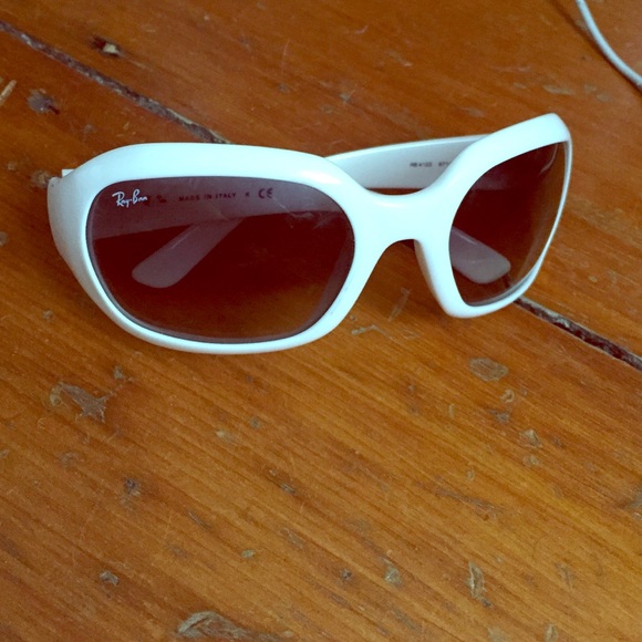 White Ray-Ban Sunglasses