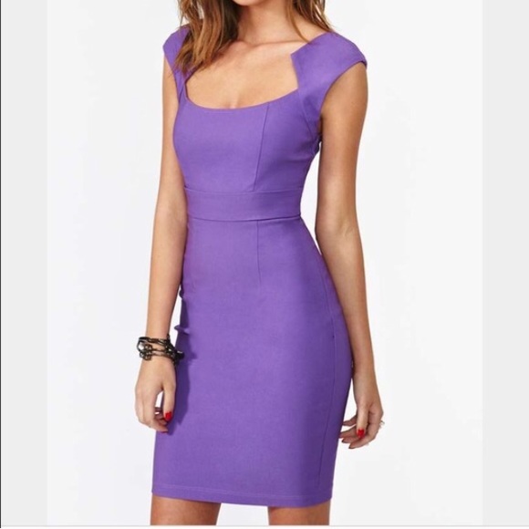 Nasty gal purple dress