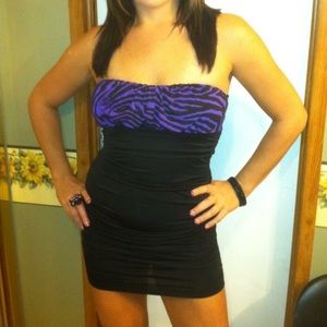 Strapless dress