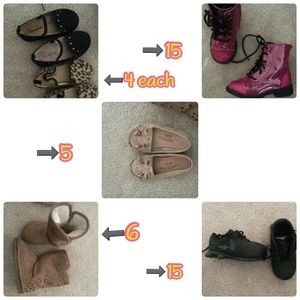 Toddler girl size 7 shoe