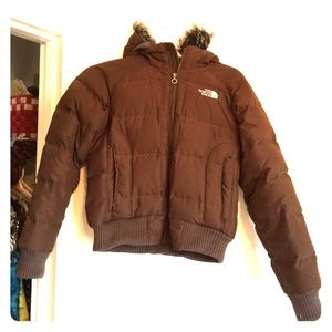 Down filled The North Face parka