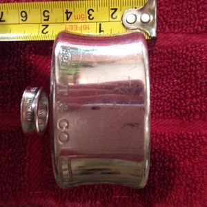 Tiffany solid silver T&Co cuff bracelet &  ring