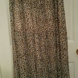 Victoria Secret Knife pleated maxi skirt