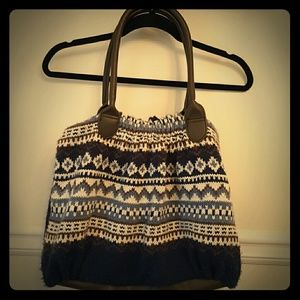 Knitted sweater purse