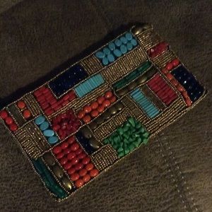Bohemian Beaded Clutch
