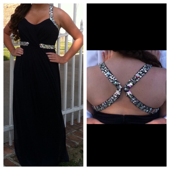 Navy blue prom dress - Picture 1 of 1