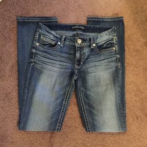 WORN ONCE Express barely boot jeans!