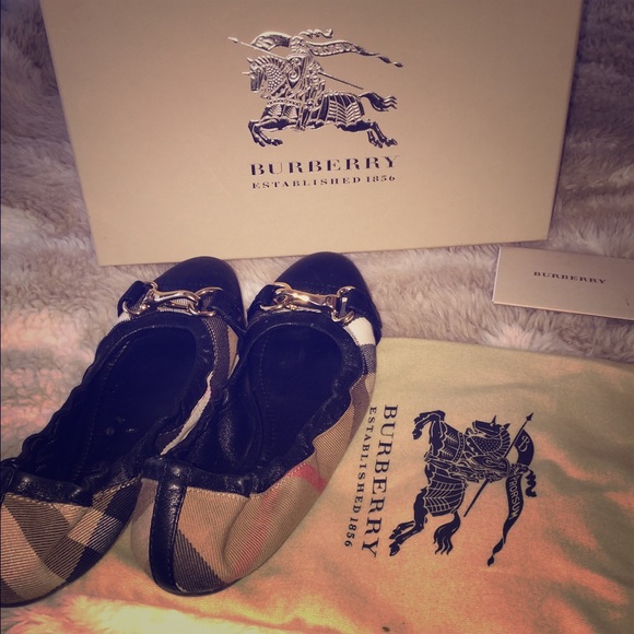 Burberry flats, 6.5 or 36.5