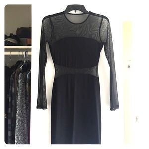 ASOS Semi-Sheer Little Black Dress