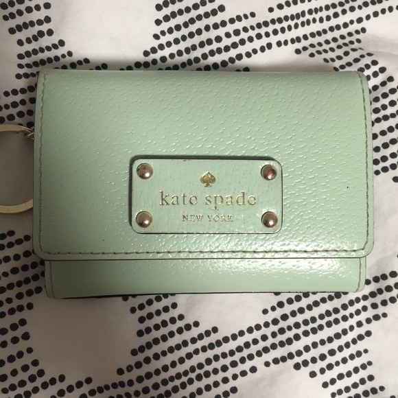 Kate Spade Light Blue Mini Wallet