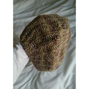 Multi colored beret/beanie