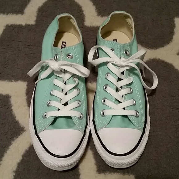 Tiffany Blue Converse All Star Shoes