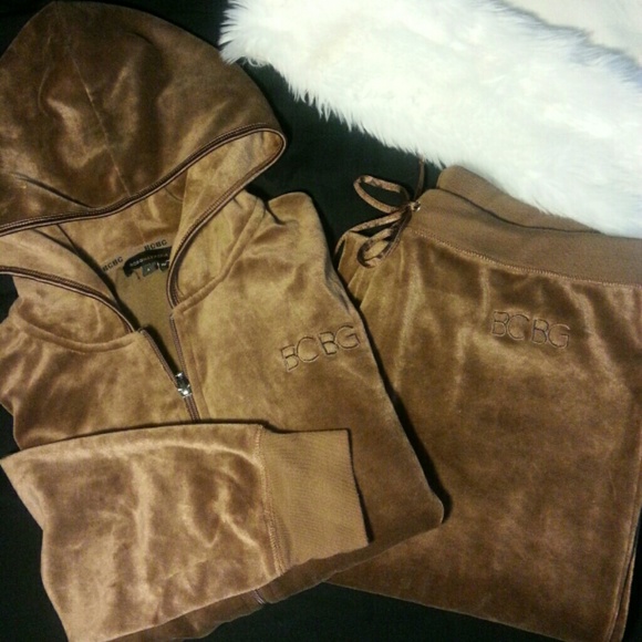 BCBG Other - BCBG Brown Velour Set