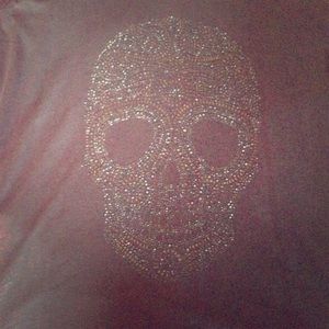 NWT Studded Skull Shirt