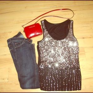 Love Culture sequenced tank top