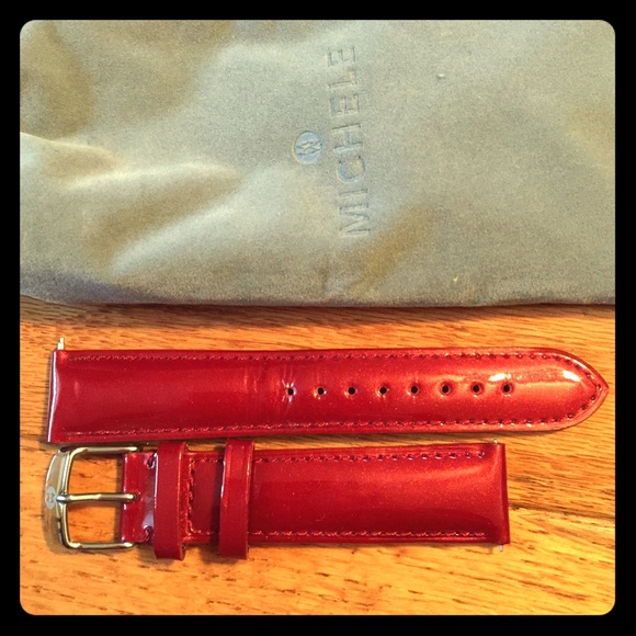 Michele Size 18 Leather Watch Band
