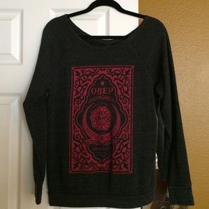 Obey crew neck sweatshirt