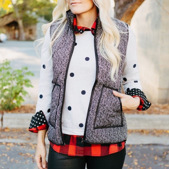 Herringbone vest