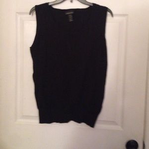 Black Lane Bryant sweater vest