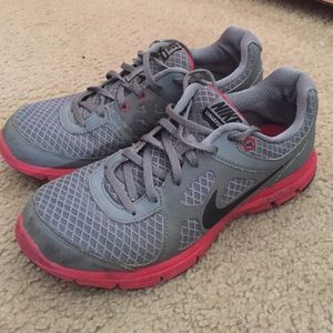 Youth Gray Lunarlon Nikes