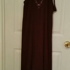 Victoria Secret Knife Pleated Maxi Dress