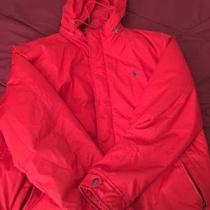 Men's Ralph Lauren red polo jacket