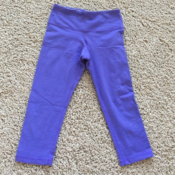 Glyder purple crop yoga pants