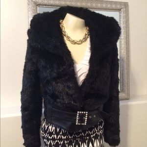Black Fur Coat