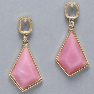 Pink Dangling Earrings