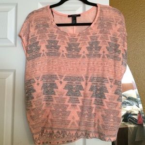 Forever 21 peach blouse