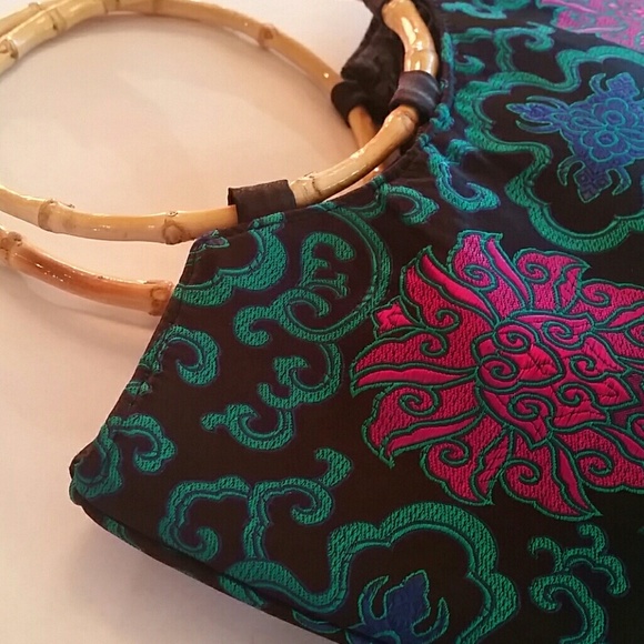 Asian Inspired Fabric Tote