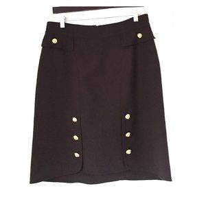 Carolina Herrara Brown Skirt