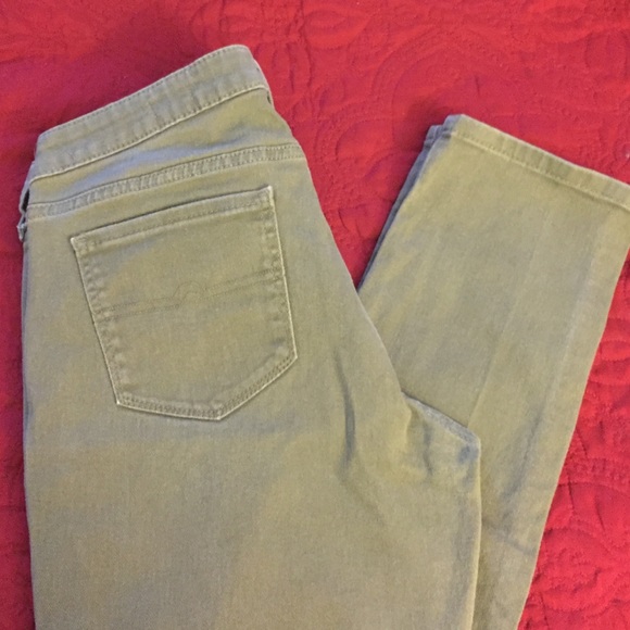 Olive Green Skinny Jeans