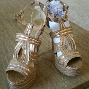 Sexy beige heels