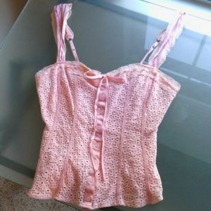 Bebe Light Pink Tank Top