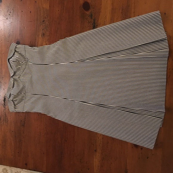 Trina Turk strapless striped dress