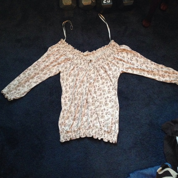 Lucky Brand half sleeve bohemian shirt