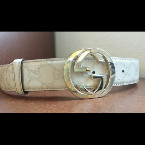 gucci guccissima belt with interlocking g
