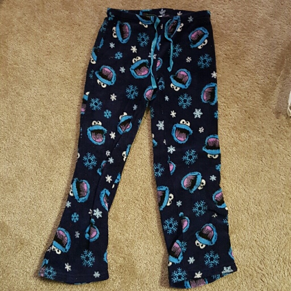 Cookie monster pajama pants