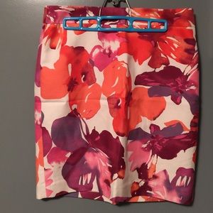 Floral Pencil Skirt