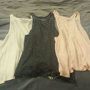 3 for $20 American Eagle oversized tanks