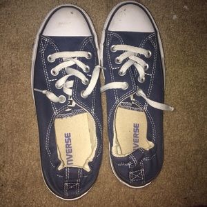 Navy Blue Slip on Womens 7 Converse