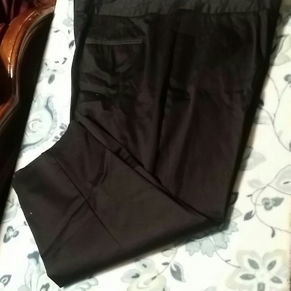 NWT Worthington women's sz 24w black cropped pants