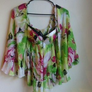 Bebe Floral Blouse