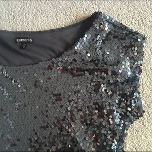 Express sequins top
