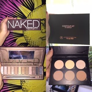 Used once authentic NAKED and Anastasia Countor