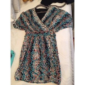 Laundry by Shelli Segel Patterned Wrap Dress