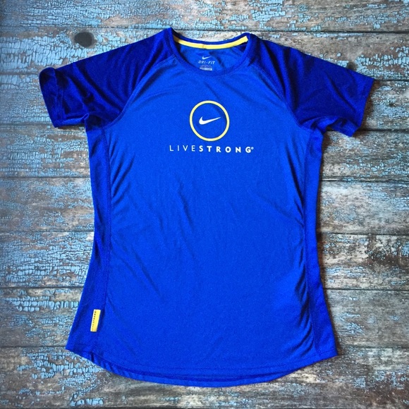Livestrong nike dri-fit t shirt