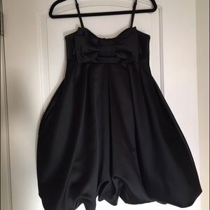 Betsey Johnson Black bow dress. NWoT