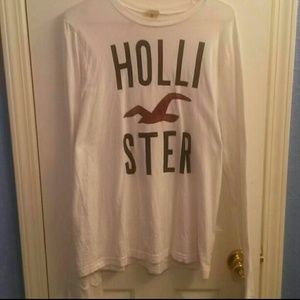 Unisex Hollister White Pullover (XL)